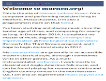 Tablet Screenshot of marnen.org